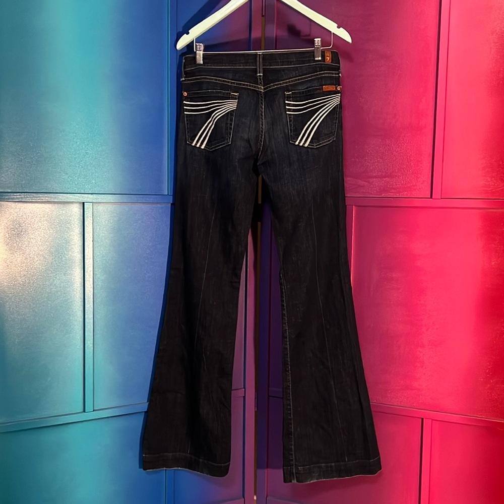 7 for All Man Kind Dojo Funky Flare Jeans
